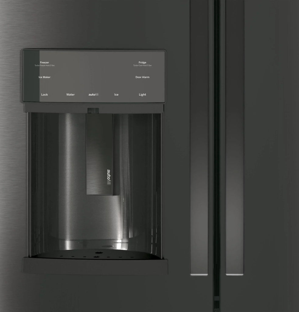 Appliances PFE28KBLTS 36 Inch French Door Refrigerator Black Stainless Steel