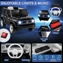Load image into Gallery viewer, 12V 4WD Kids Ride On Car, Licensed Mercedes-Benz EQG Battery Powered Electric Vehicle with Remote Control &amp; Music