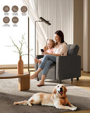 Load image into Gallery viewer, Lofka Chair Bed, Convertible Sofa Bed Couch Recliner Single Bed for Living Room/Office/Bedroom, Light Gray