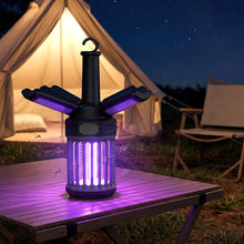 Load image into Gallery viewer, Tangkula 3-Petal Foldable Bug Zapper Adjustable Lighting Modes Type-C Rechargeable
