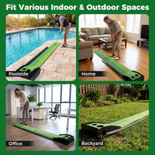 Load image into Gallery viewer, Tangkula Putting Green Indoor Golf Putting Mat 3 Putting Practice Balls Golf Training Aid for Home Office &amp; Outdoors