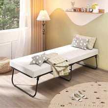 Load image into Gallery viewer, Cot Size Rollaway Guest Bed with Memory Foam Mattress, 75"x31" Portable Folding Bed with Heavy-Duty Metal Frame for Home Office Small Spaces