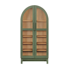 Load image into Gallery viewer, Better Homes &amp; Gardens Juliet Arch Accent Cabinet, Black Finish