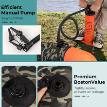Load image into Gallery viewer, Inflatable Fishing Float Tube, 350LBS Portable Belly Boat with Rod Rack Basket, Fish Finder Holder, Fish Ruler, 3 Storage Boxes &amp; Pump