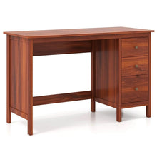 Load image into Gallery viewer, Computer Desk with 3 Storage Drawers, 48" Modern Home Office Desk with Spacious Desktop, Compact Study Writing Desk Workstation for Bedroom