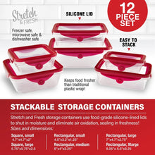 Load image into Gallery viewer, Gotham Steel 32 Pcs Pots and Pans Set Non Stick, Cookware Set with Bakeware and Premium Food Storage Set Nonstick Pots and Pans Set, Red