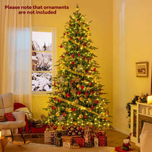 Load image into Gallery viewer, 6/7.5/9 FT Pre-lit Artificial Christmas Tree with 260/380/560 Multicolor Lights, 714/1162/1770 Branch Tips, 11 Lighting Modes, Remote &amp; Timer