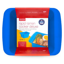 Load image into Gallery viewer, Rapid Ramen Cooker Microwavable Cookware for Instant Ramen BPA Free and Dishwasher Safe Perfect for Dorm, Small Kitchen or Office Blue, Deluxe