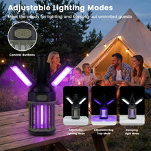 Load image into Gallery viewer, Tangkula 3-Petal Foldable Bug Zapper Adjustable Lighting Modes Type-C Rechargeable