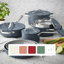 Load image into Gallery viewer, Member's Mark 11-Piece Modern Ceramic Cookware Set (Gray)