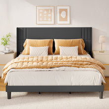 Load image into Gallery viewer, Bedroom Furniture Set - Includes Queen Bed Frame, Nightstands Set of 2, 5 - Drawer Dresser &amp; Double Wide 6 - Drawer Dresser - Modern Storage Solution for Stylish Home Decor, Black