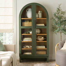 Load image into Gallery viewer, Better Homes &amp; Gardens Juliet Arch Accent Cabinet, Black Finish