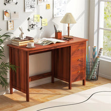 Load image into Gallery viewer, Computer Desk with 3 Storage Drawers, 48" Modern Home Office Desk with Spacious Desktop, Compact Study Writing Desk Workstation for Bedroom
