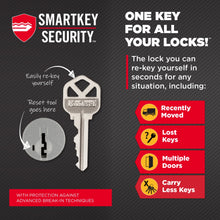 Load image into Gallery viewer, Kwikset Halo Touchscreen Wi - Fi Smart Deadbolt Hardware Lock with Smartkey Satin Nickel