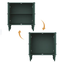 Load image into Gallery viewer, HLR 48" Accent Cabinet with 4 Doors, Vintage Hollow Carving Storage Credenza, Sideboards and Buffets Cabinet for Living Room, Kitchen, Dining Room, Entryway