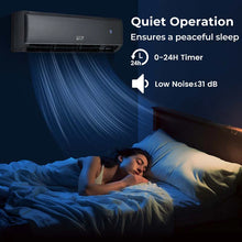 Load image into Gallery viewer, Energy Star 18000 BTU Mini Split Air Conditioner &amp; Heater, 21 SEER2 208-230V Inverter Split AC Unit with Heat Pump for Rooms up to 1250 Sq.Ft