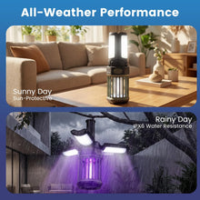 Load image into Gallery viewer, Tangkula 3-Petal Foldable Bug Zapper Adjustable Lighting Modes Type-C Rechargeable