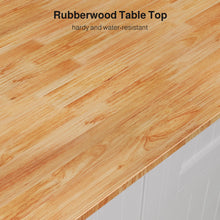 Load image into Gallery viewer, Noelse Kitchen Island with Storage, Island Table for Kitchen with Drop Leaf, Spice Rack, Towel Bar for Small Kitchens, White