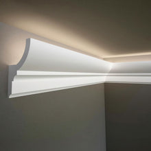 Load image into Gallery viewer, 7-Piece Crown Molding with LED Duct Kit, 55.12 ft Waterproof Channel for Ambient Home Accent Lighting and LED Strip Installation