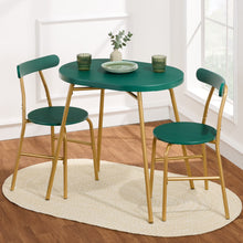 Load image into Gallery viewer, Best Choice Products 3 - Piece Modern Oval Dining Table Set, Small Kitchen Dinette W/ 2 Chairs - Black/Black