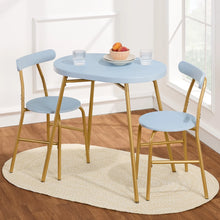Load image into Gallery viewer, Best Choice Products 3 - Piece Modern Oval Dining Table Set, Small Kitchen Dinette W/ 2 Chairs - Black/Black
