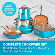 Load image into Gallery viewer, Gotham Steel 32 Pcs Pots and Pans Set Non Stick, Cookware Set with Bakeware and Premium Food Storage Set Nonstick Pots and Pans Set, Red