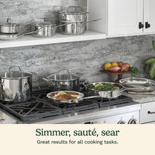Load image into Gallery viewer, Cuisinart Chefs Classic 17 - Piece Stainless Steel Cookware Set