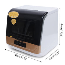 Load image into Gallery viewer, Autrinix Portable Dishwasher with 99.9% Sterilization, 3 Wash Modes &amp; Water - Saving Function, Compact Design, Perfect for Apartments &amp; Small Kitchens