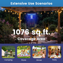 Load image into Gallery viewer, Tangkula Bug Zapper Outdoor Mosquito Killer Fly Traps with 3 Adjustable Lighting Modes