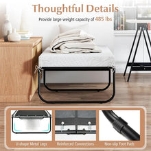 Load image into Gallery viewer, Cot Size Rollaway Guest Bed with Memory Foam Mattress, 75"x31" Portable Folding Bed with Heavy-Duty Metal Frame for Home Office Small Spaces