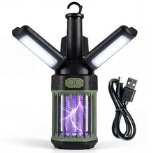 Load image into Gallery viewer, Tangkula 3-Petal Foldable Bug Zapper Adjustable Lighting Modes Type-C Rechargeable