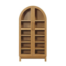 Load image into Gallery viewer, Better Homes &amp; Gardens Juliet Arch Accent Cabinet, Black Finish