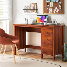 Load image into Gallery viewer, Computer Desk with 3 Storage Drawers, 48" Modern Home Office Desk with Spacious Desktop, Compact Study Writing Desk Workstation for Bedroom