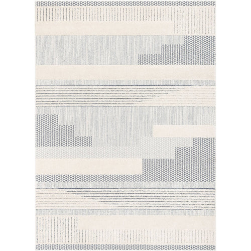 Well Woven Harlow Briar Tribal Geometric Abstract Light Blue Looped Pile Area Rug - 6'7