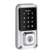 Load image into Gallery viewer, Kwikset Halo Touchscreen Wi - Fi Smart Deadbolt Hardware Lock with Smartkey Satin Nickel