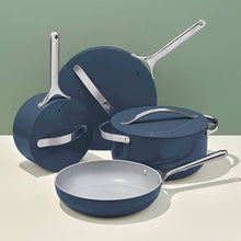 Load image into Gallery viewer, Caraway Home Navy Non-Stick Ceramic 7-Piece Cookware Set