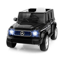 Load image into Gallery viewer, 12V 4WD Kids Ride On Car, Licensed Mercedes-Benz EQG Battery Powered Electric Vehicle with Remote Control &amp; Music