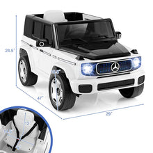 Load image into Gallery viewer, 12V 4WD Kids Ride On Car, Licensed Mercedes-Benz EQG Battery Powered Electric Vehicle with Remote Control &amp; Music