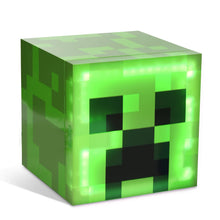 Load image into Gallery viewer, Minecraft 17923 Green Creeper 9 Can Mini Fridge 6.7L 1 Door Ambient Lighting 10.4 in H 10 in W 10 in D