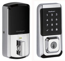 Load image into Gallery viewer, Kwikset Halo Touchscreen Wi - Fi Smart Deadbolt Hardware Lock with Smartkey Satin Nickel - Venetian Bronze