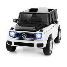 Load image into Gallery viewer, 12V 4WD Kids Ride On Car, Licensed Mercedes-Benz EQG Battery Powered Electric Vehicle with Remote Control &amp; Music