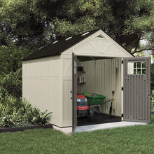 Load image into Gallery viewer, Suncast 8 x 10 ft. Metal and Resin Storage Shed. Vanilla
